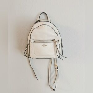 White coach backpack